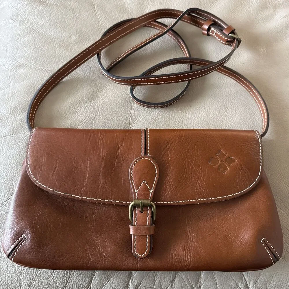 Patricia Nash Leather Crossbody Purse Adjustable Strap Crossbody 6x 12inches